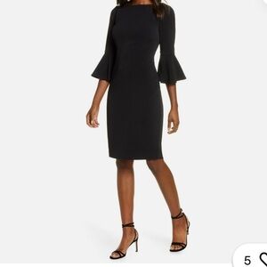 Harper Rose Women's Bell Sleeve Bateau Neck Dress